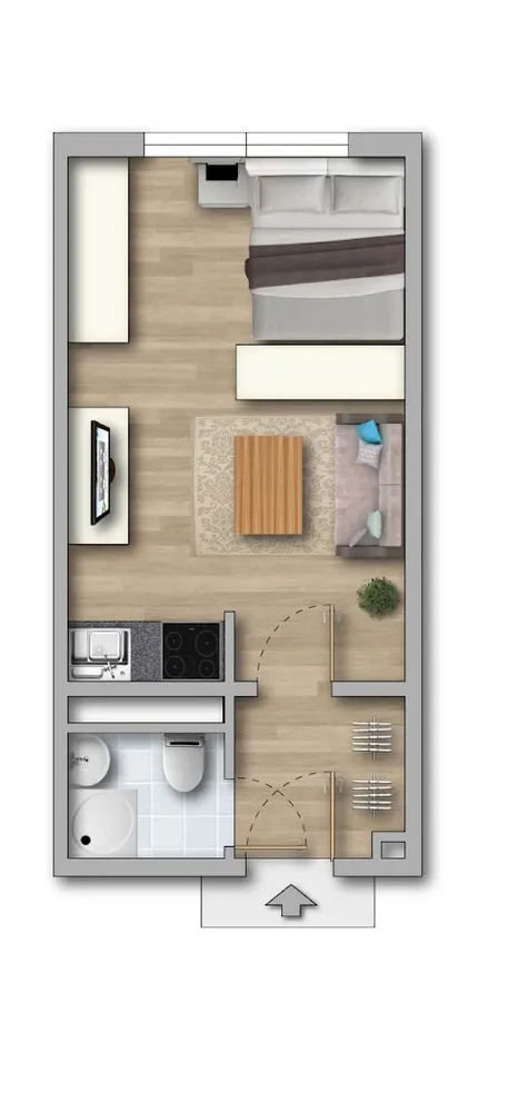 1 Zimmer Wohnung mit 25 m² in Chemnitz – Bild 6