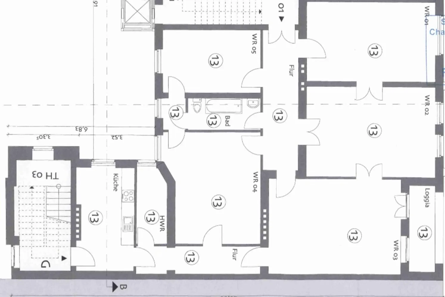 5 Zimmer Wohnung mit 155 m² in Berlin – Bild 9