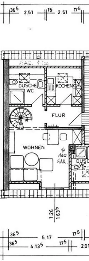 2 room apartment with 43 m² in Augsburg – Photo 1