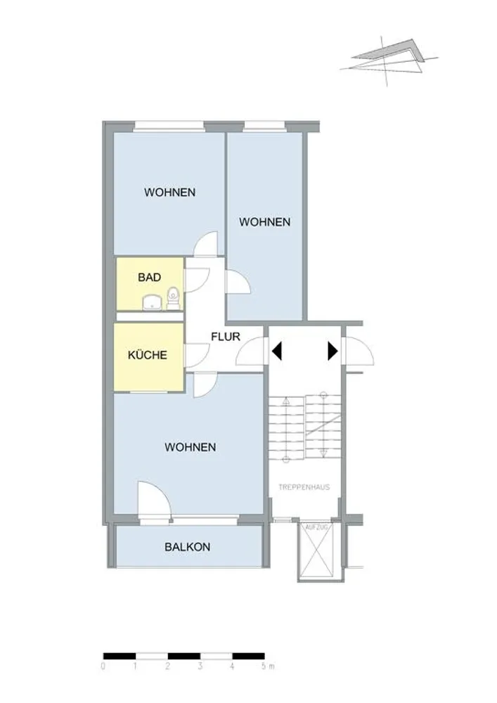 3 Zimmer Wohnung mit 59 m² in Neubrandenburg – Bild 7