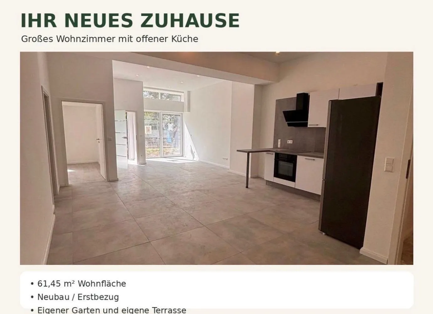 2 room apartment with 61 m² in Hanover – Photo 2