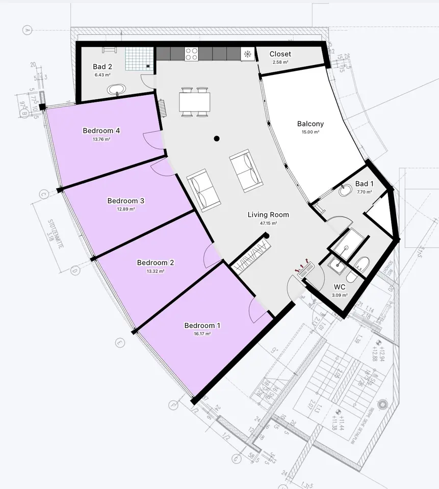 WG-Zimmer mit 15 m² in Michelstadt – Bild 10
