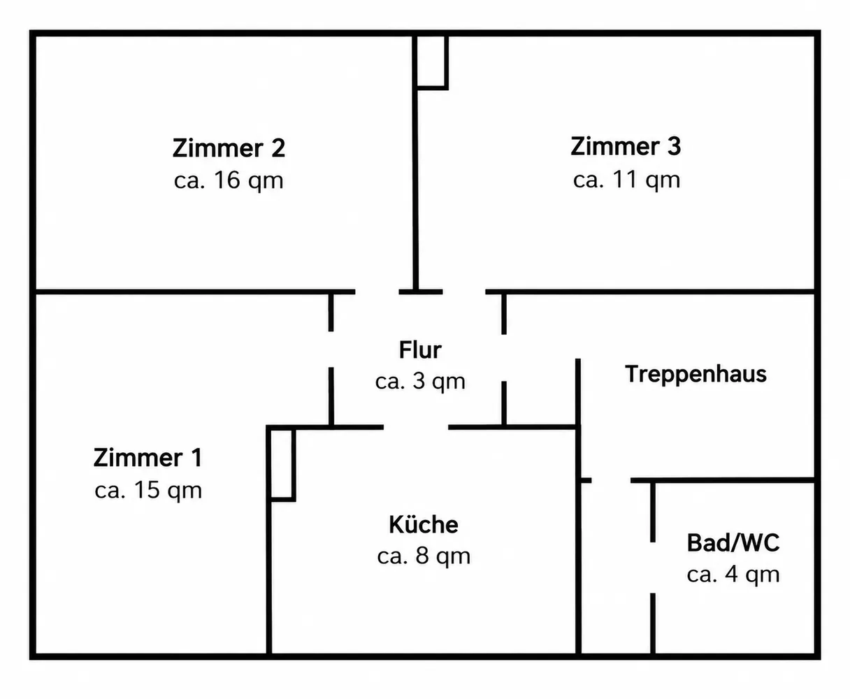 3 Zimmer Wohnung mit 57 m² in Frankfurt am Main – Bild 8