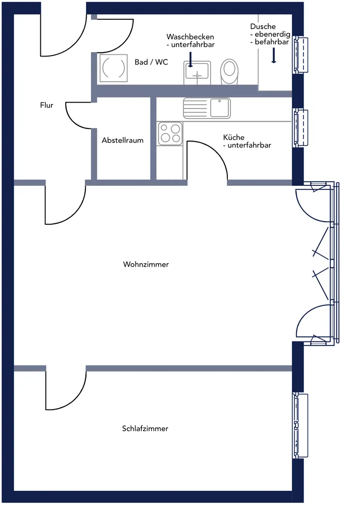 2 Zimmer Wohnung mit 66 m² in Chemnitz – Bild 9