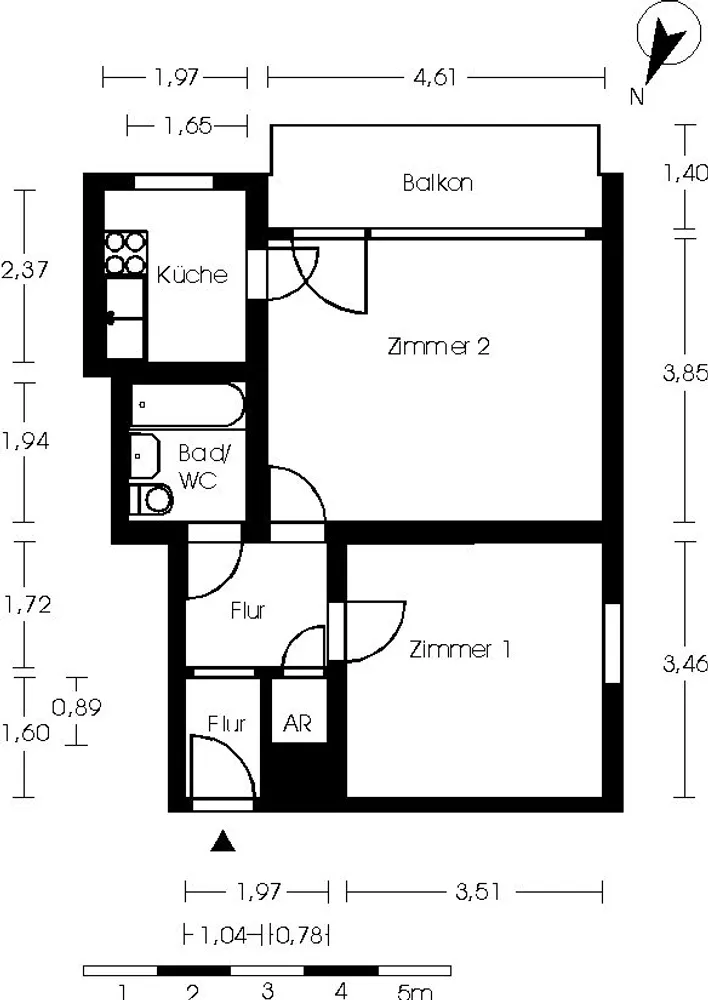 2 Zimmer Wohnung mit 47 m² in Berlin – Bild 7