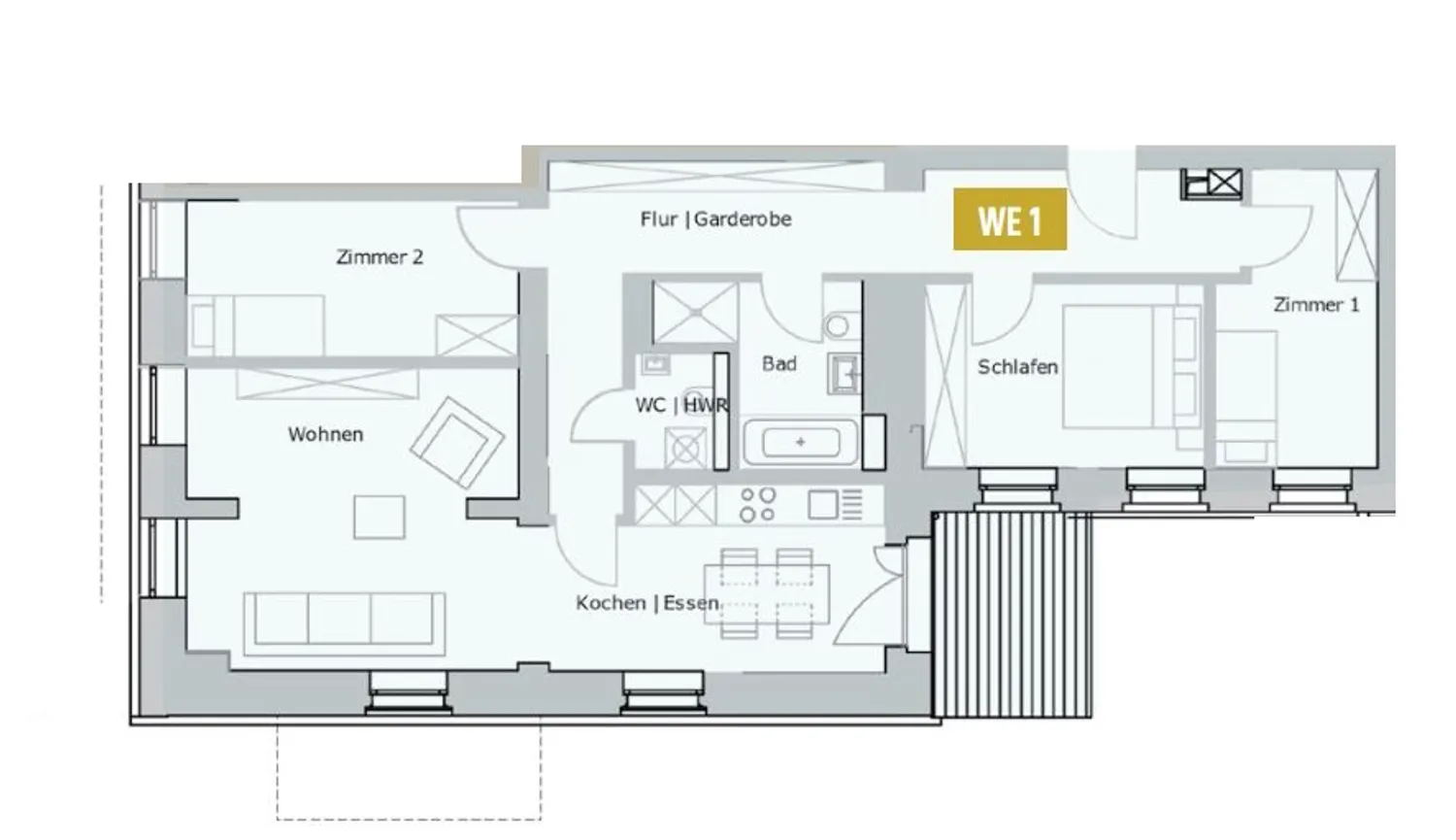 4 room apartment with 97 m² in Chemnitz – Photo 4