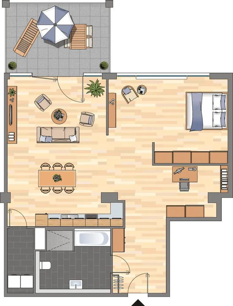 1 Zimmer Wohnung mit 99 m² in Bremen – Bild 11