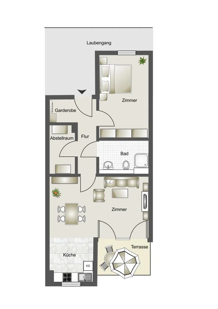 2 Zimmer Wohnung mit 62 m² in Bochum – Bild 3