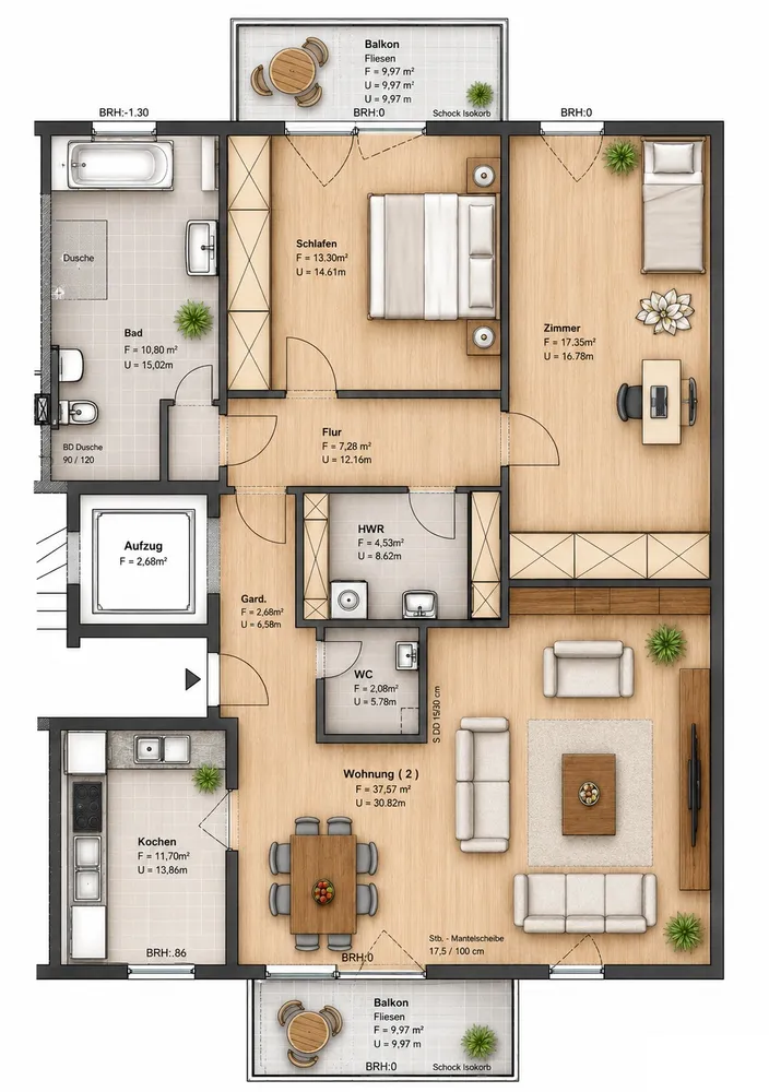 3 Zimmer Wohnung mit 97 m² in Hannover – Bild 10