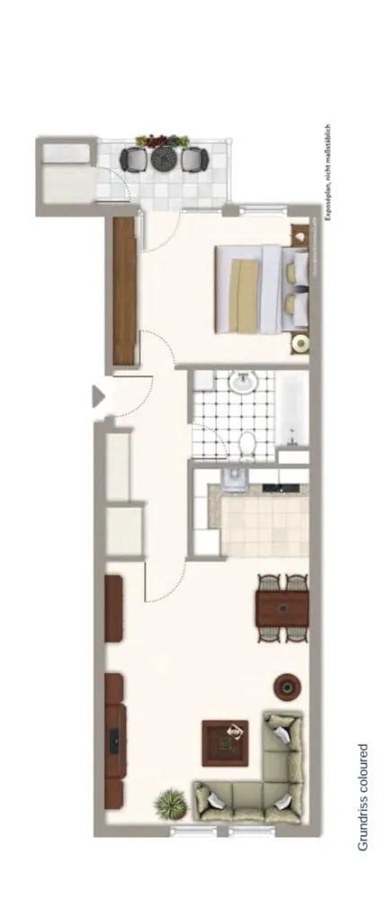 2 room apartment with 60 m² in Düsseldorf – Photo 1