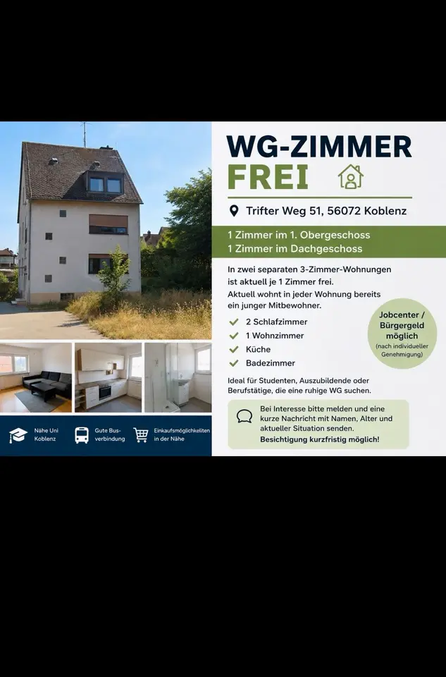 2 Zimmer Wohnung mit 22 m² in Koblenz – Bild 3