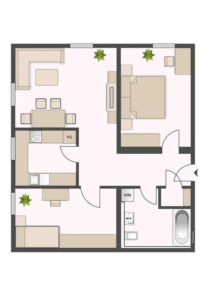 3 room apartment with 70 m² in Chemnitz – Photo 4