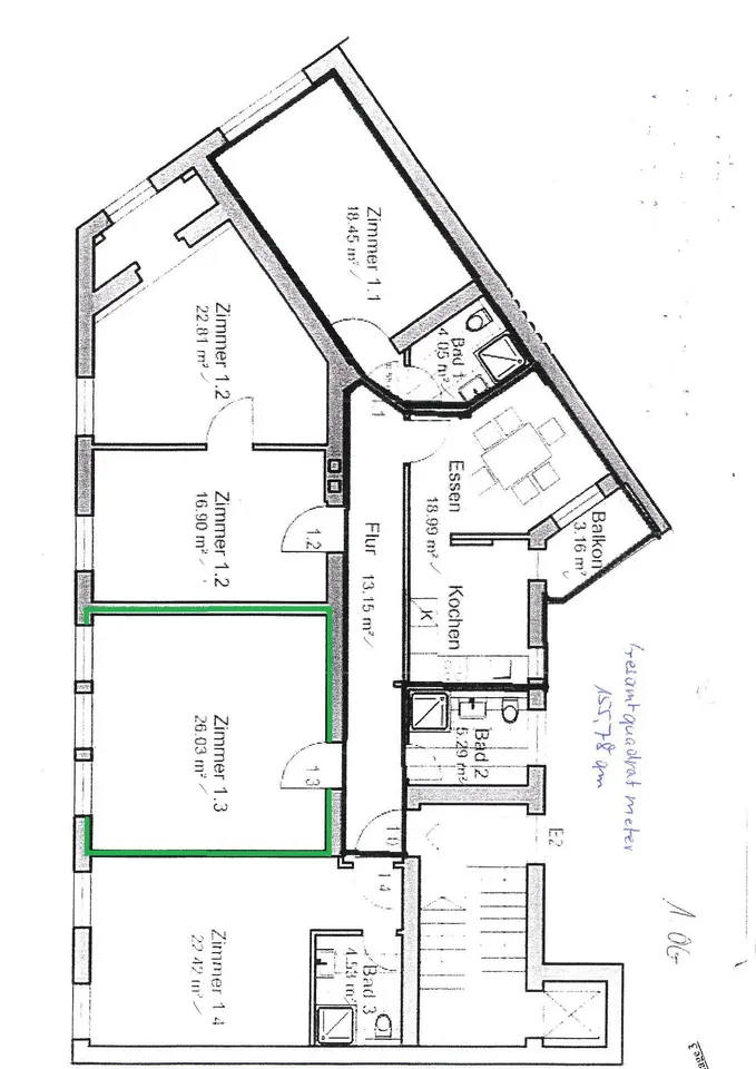 2 Zimmer Wohnung mit 26 m² in Bielefeld – Bild 7