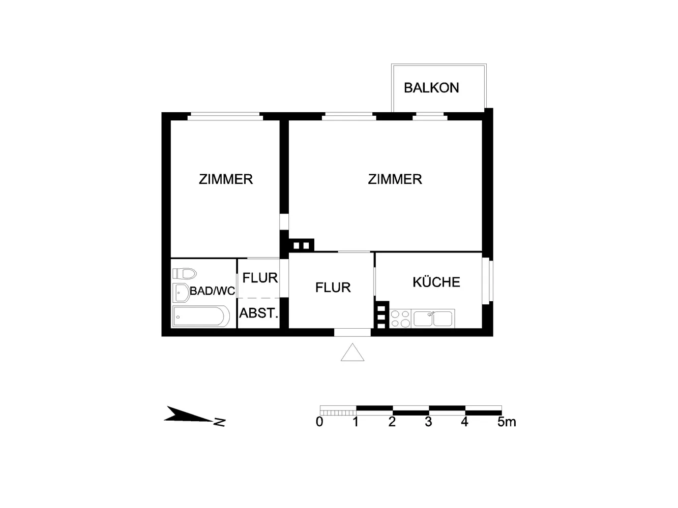 2 room apartment with 53 m² in Berlin – Photo 3