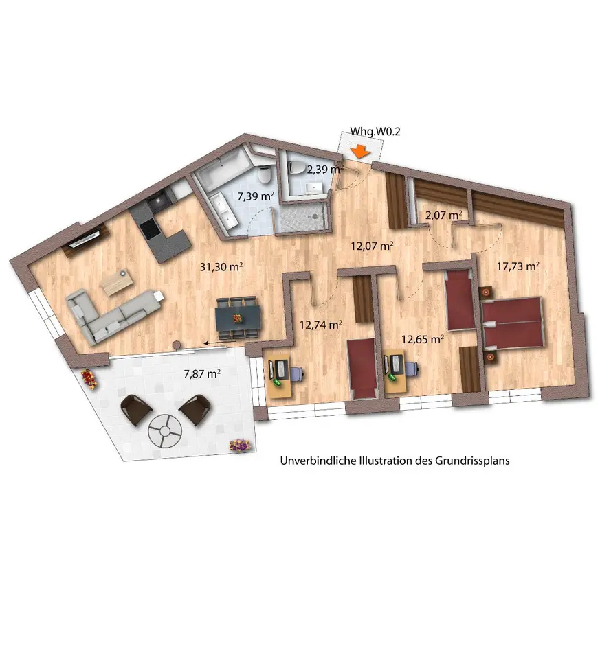 4 Zimmer Wohnung mit 106 m² in Bietigheim-Bissingen – Bild 10