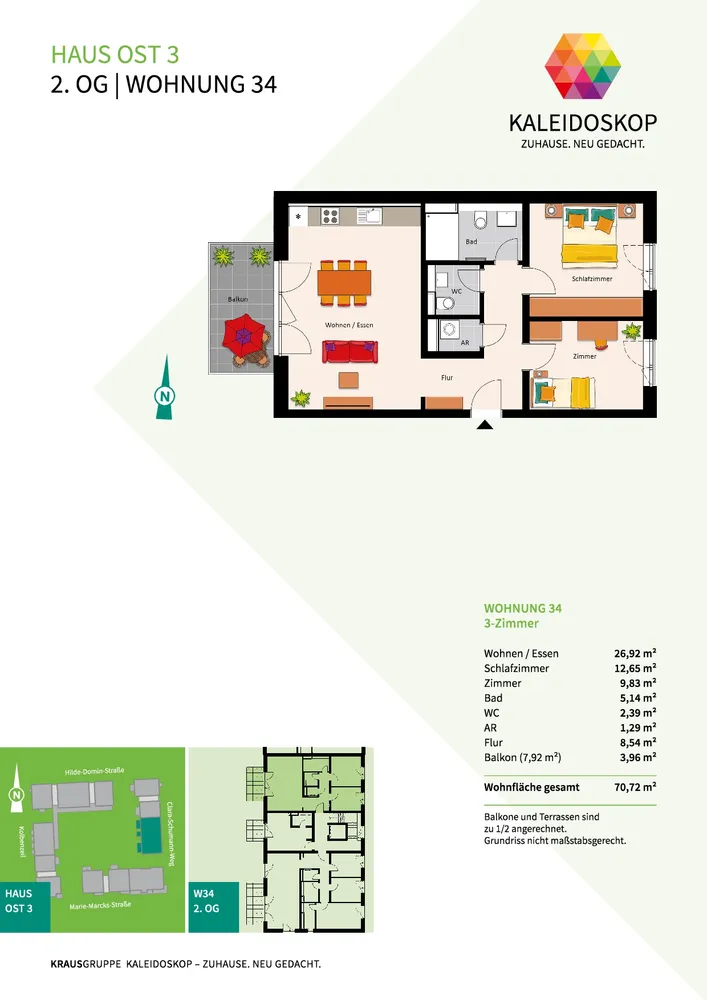 3 Zimmer Wohnung mit 71 m² in Heidelberg – Bild 9