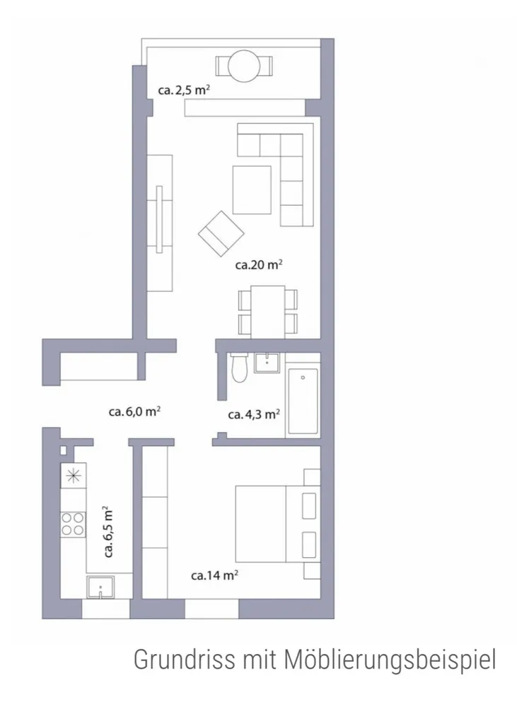 2 Zimmer Wohnung mit 54 m² in Germering – Bild 8