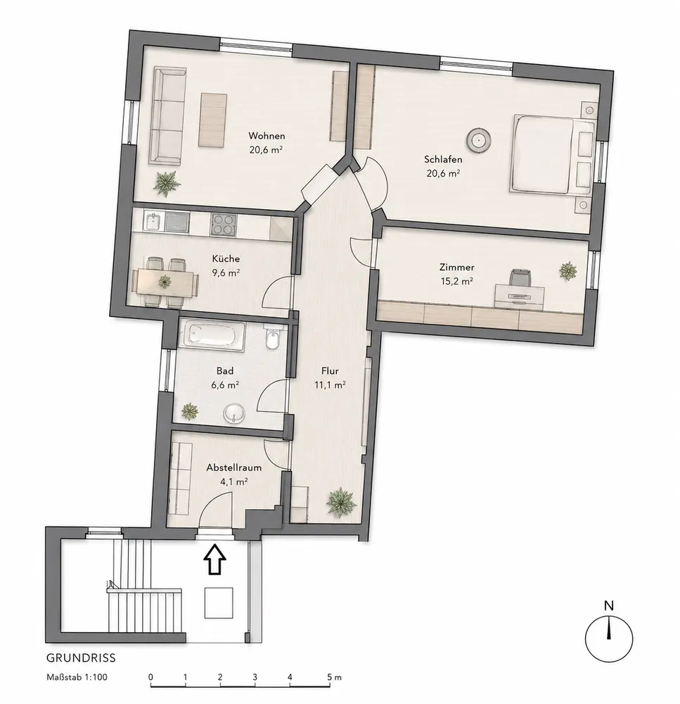 3 Zimmer Wohnung mit 91 m² in Görlitz – Bild 6