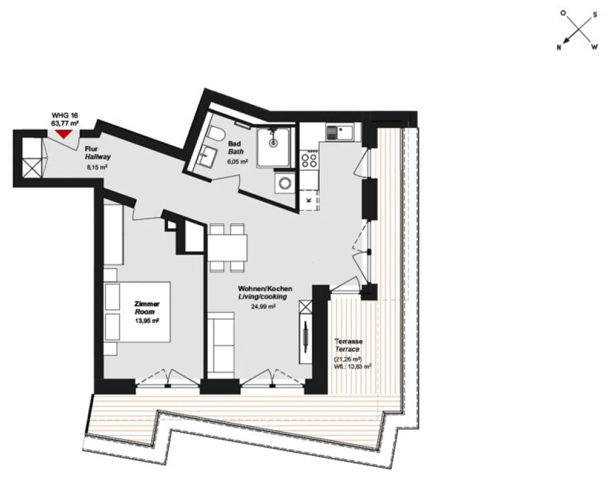 2 Zimmer Wohnung mit 64 m² in Berlin – Bild 7