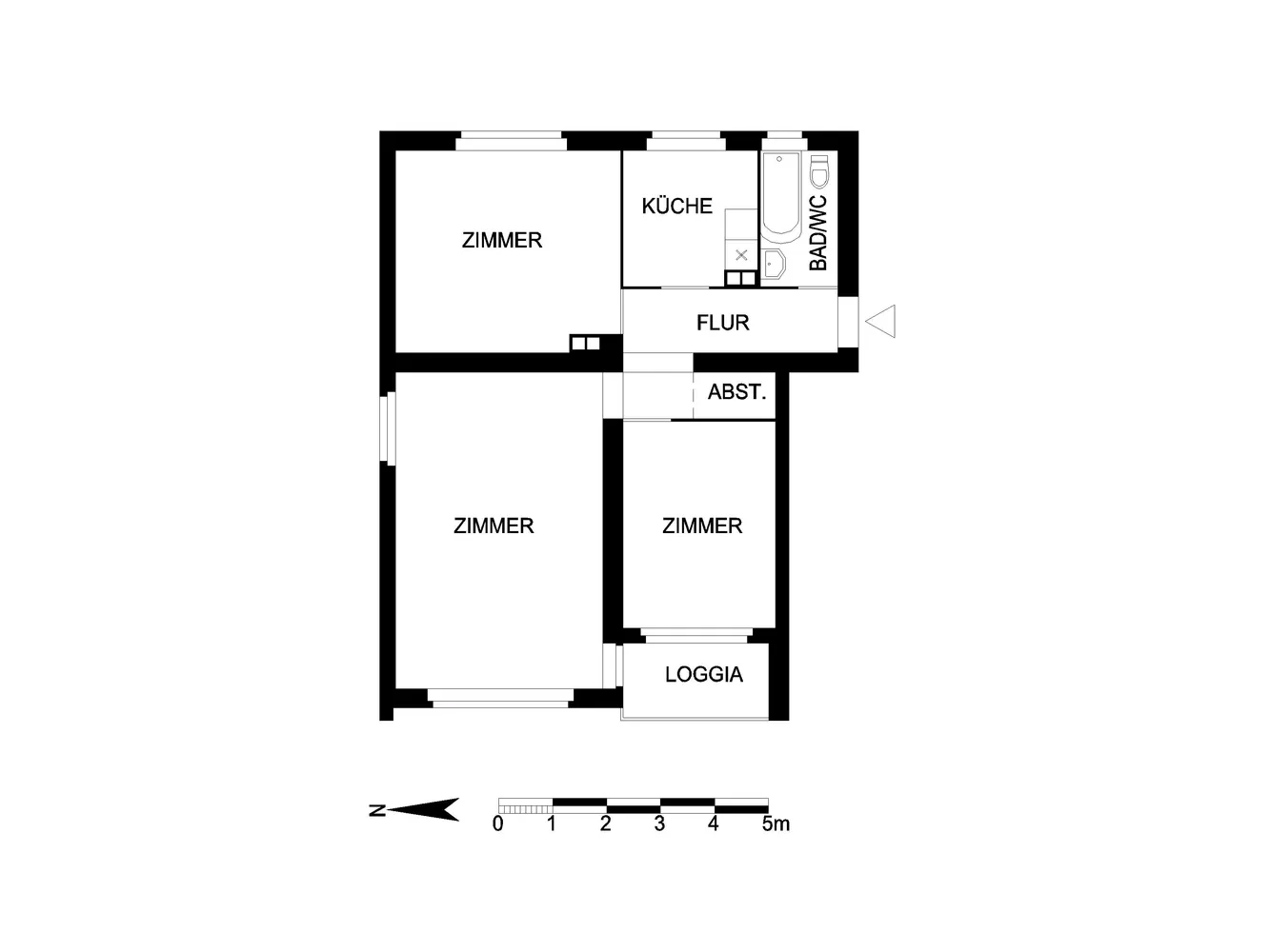 3 room apartment with 70 m² in Berlin – Photo 4