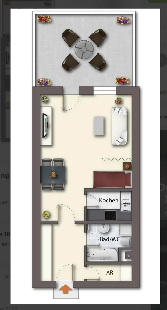 2 Zimmer Wohnung mit 52 m² in Straubing – Bild 8