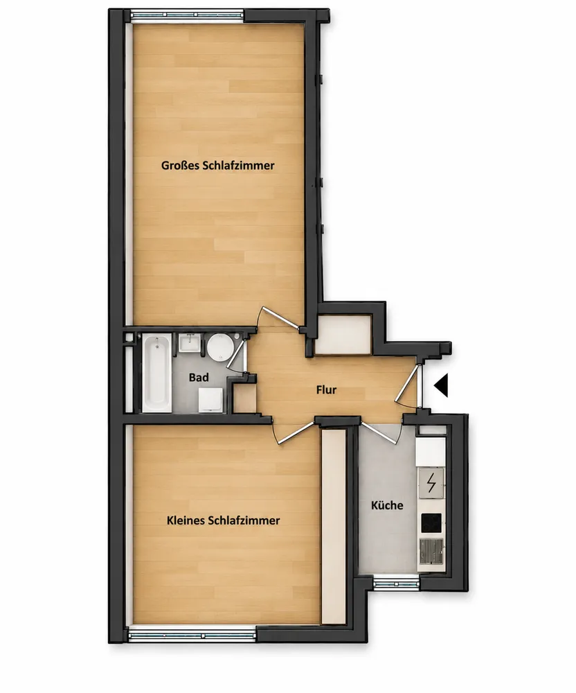 2 Zimmer Wohnung mit 50 m² in München – Bild 10
