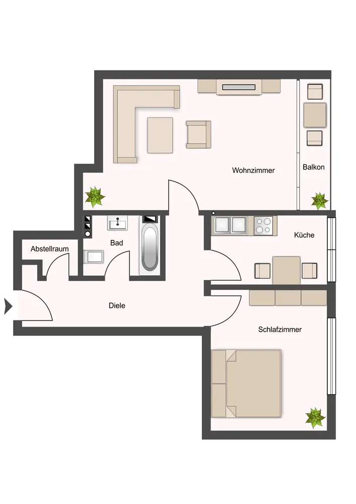2 room apartment with 73 m² in Bonn – Photo 10