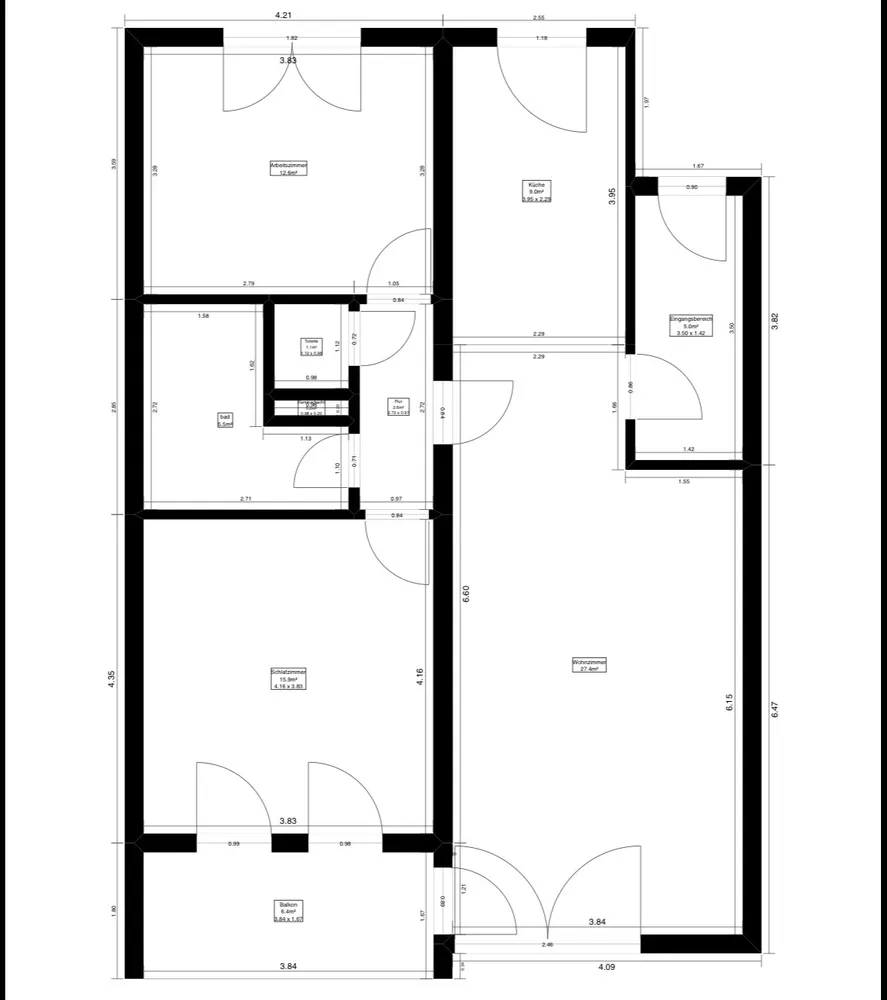 3 Zimmer Wohnung mit 81 m² in Stuttgart – Bild 3