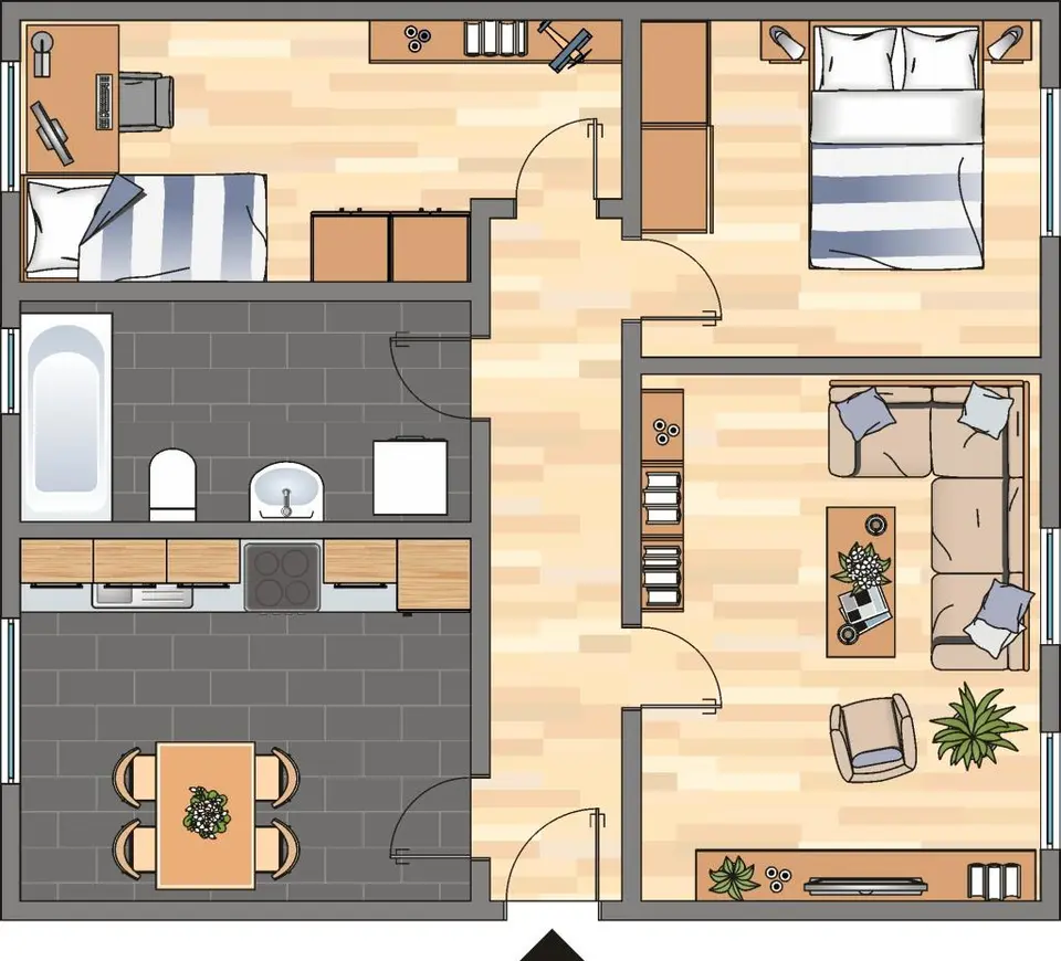 3 Zimmer Wohnung mit 60 m² in Hannover – Bild 6
