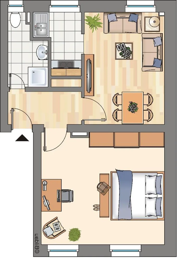 2 Zimmer Wohnung mit 53 m² in Gelsenkirchen – Bild 12