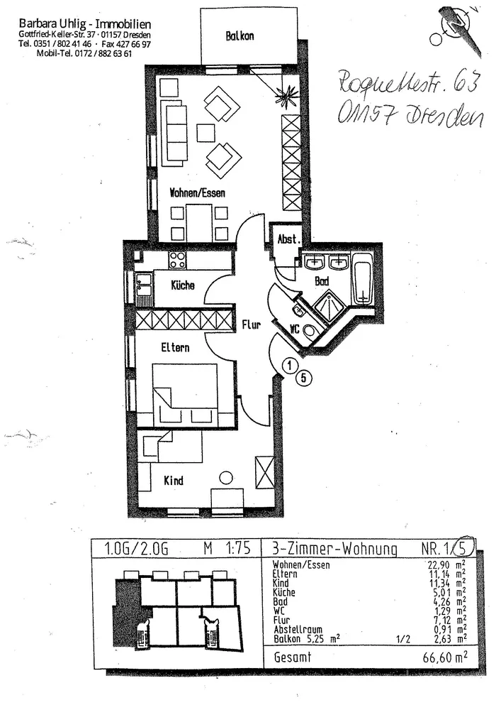 3 room apartment with 67 m² in Dresden – Photo 6