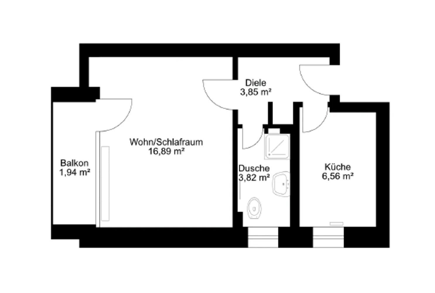 1 Zimmer Wohnung mit 33 m² in Mainz – Bild 5