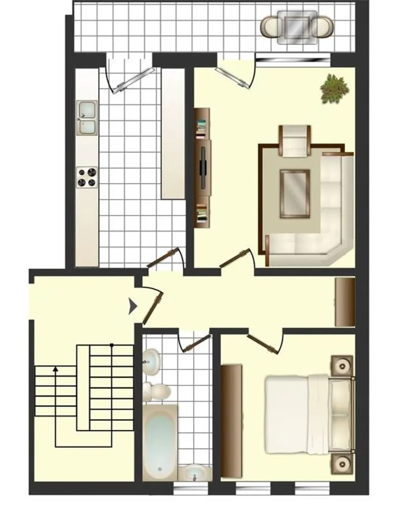 2 Zimmer Wohnung mit 70 m² in Duisburg – Bild 10