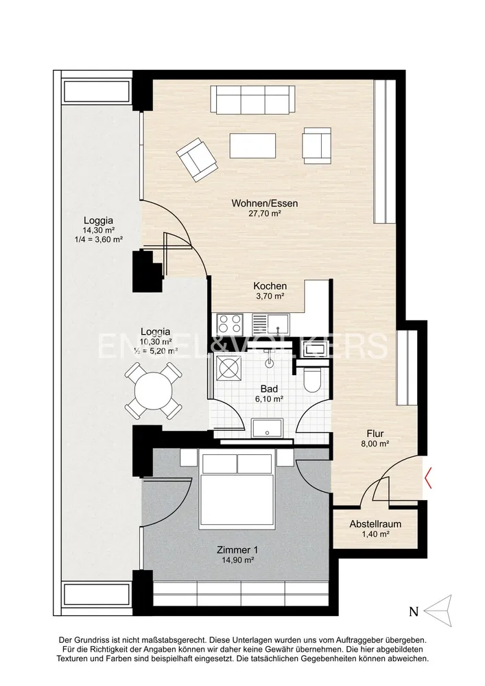 2 Zimmer Wohnung mit 70 m² in Frankfurt am Main – Bild 10