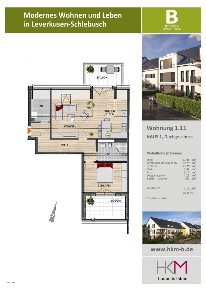 2 Zimmer Wohnung mit 73 m² in Leverkusen – Bild 5