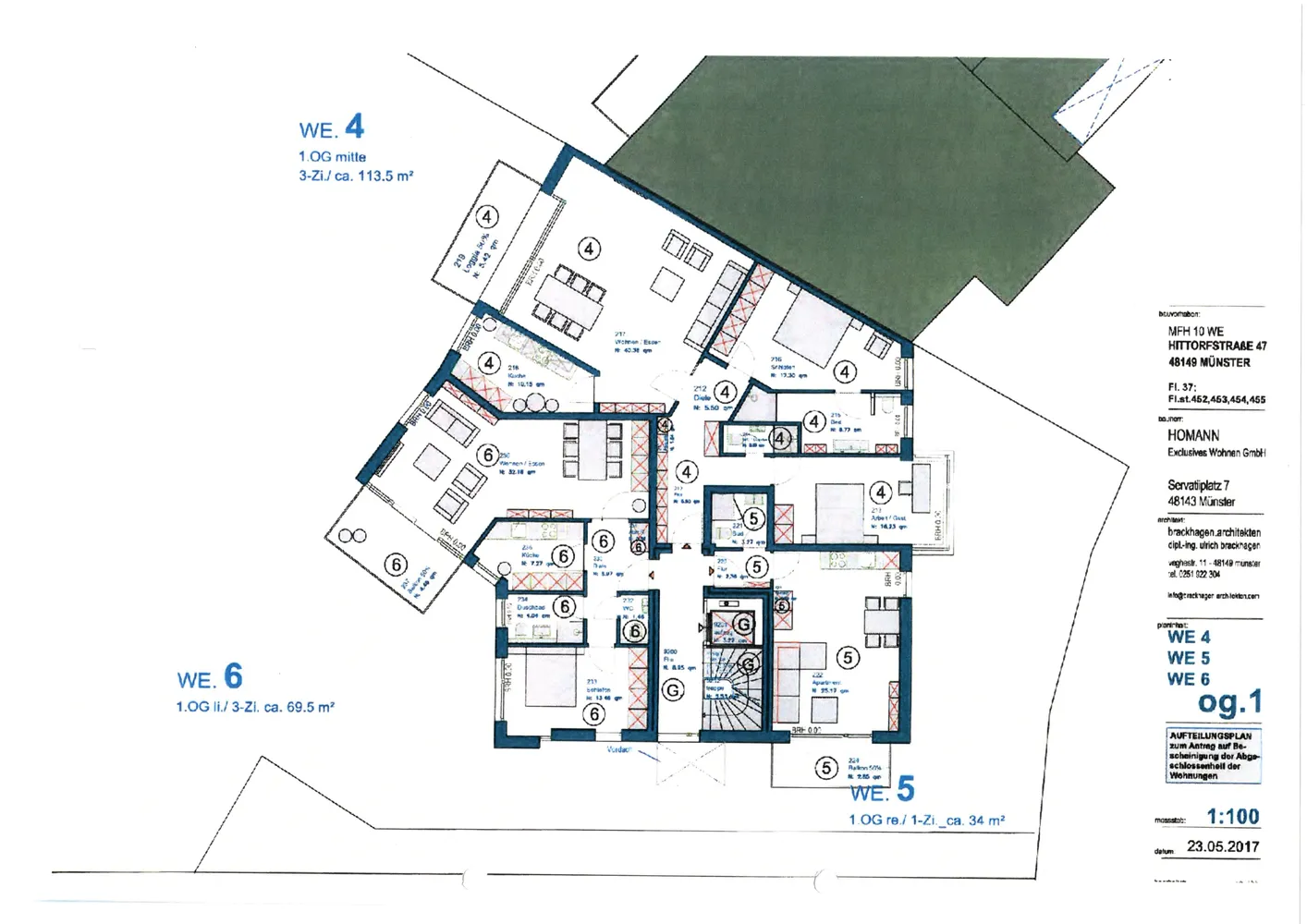 3 Zimmer Wohnung mit 70 m² in Münster – Bild 9