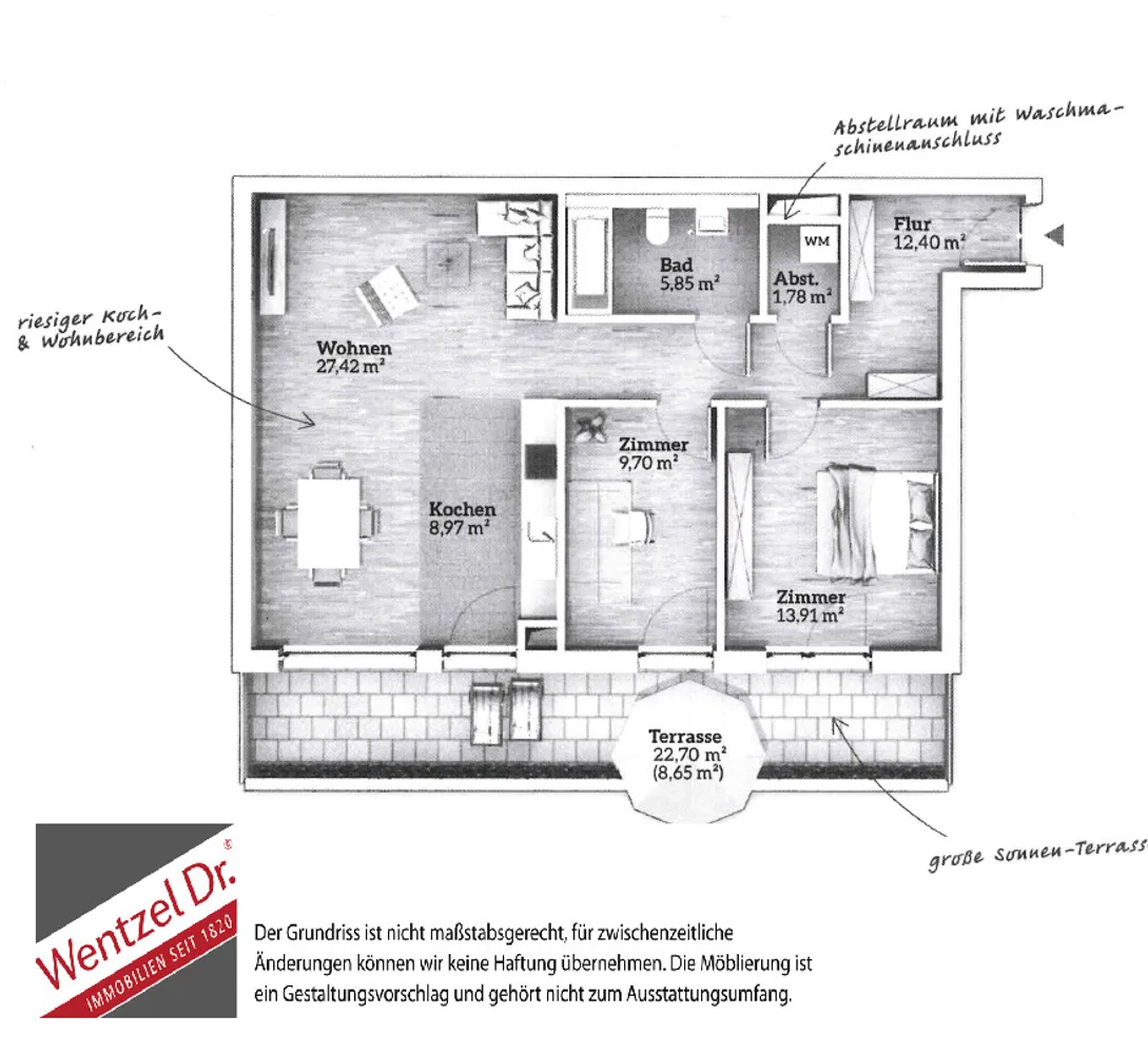 3 Zimmer Wohnung mit 89 m² in Bremen – Bild 8