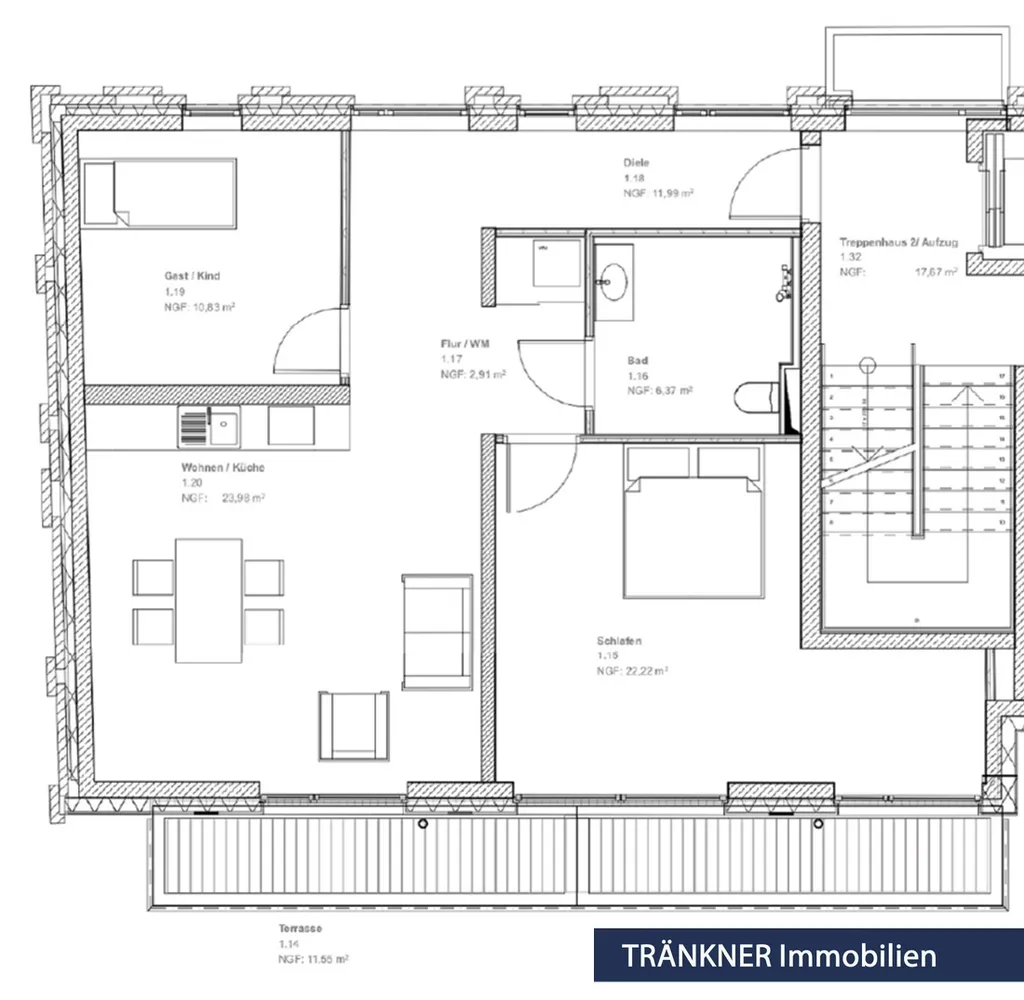 3 Zimmer Wohnung mit 86 m² in Bremen – Bild 10