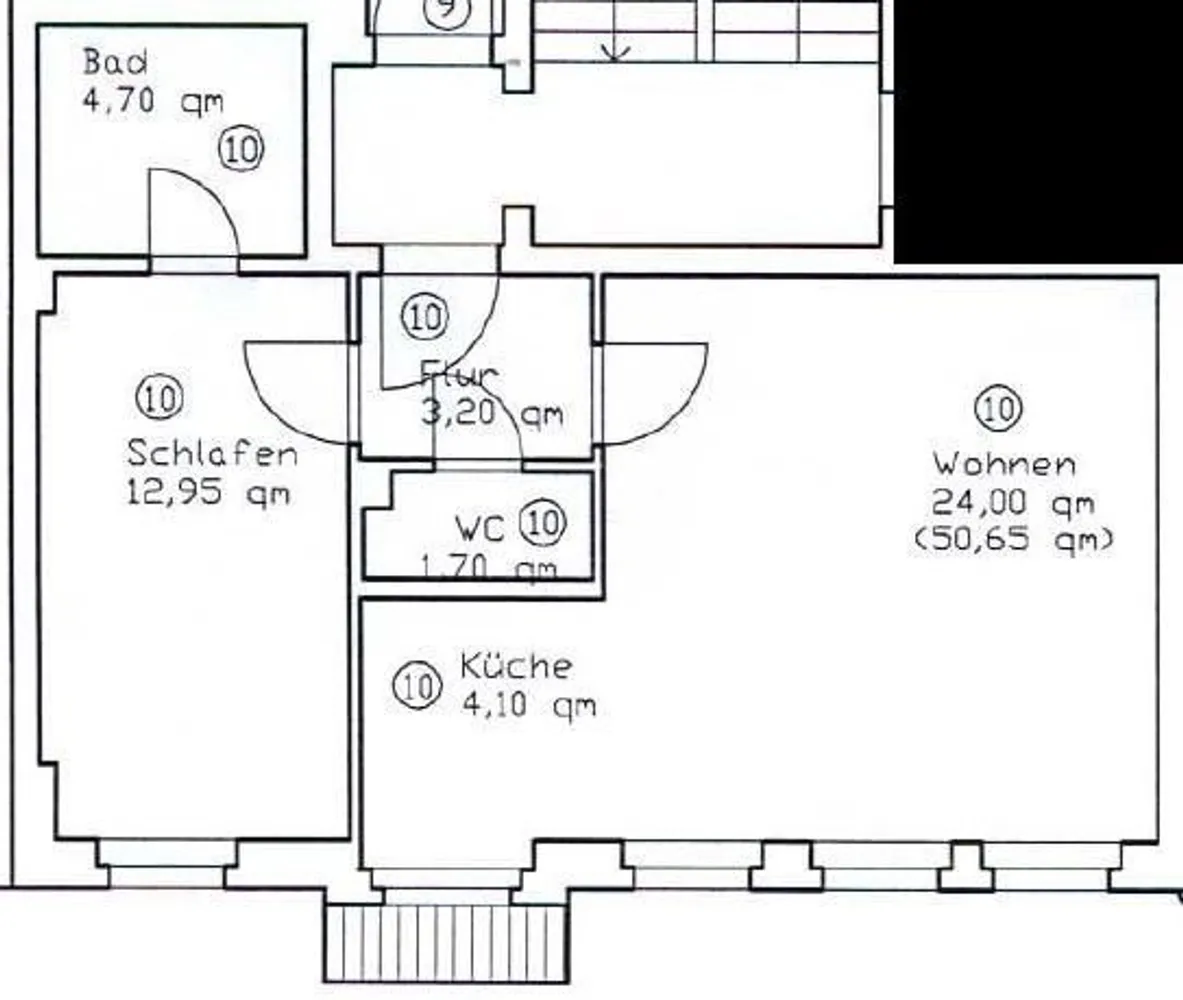 2 Zimmer Wohnung mit 51 m² in Zwickau – Bild 9
