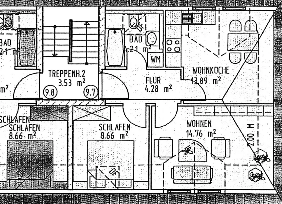 2 room apartment with 46 m² in Jena – Photo 7