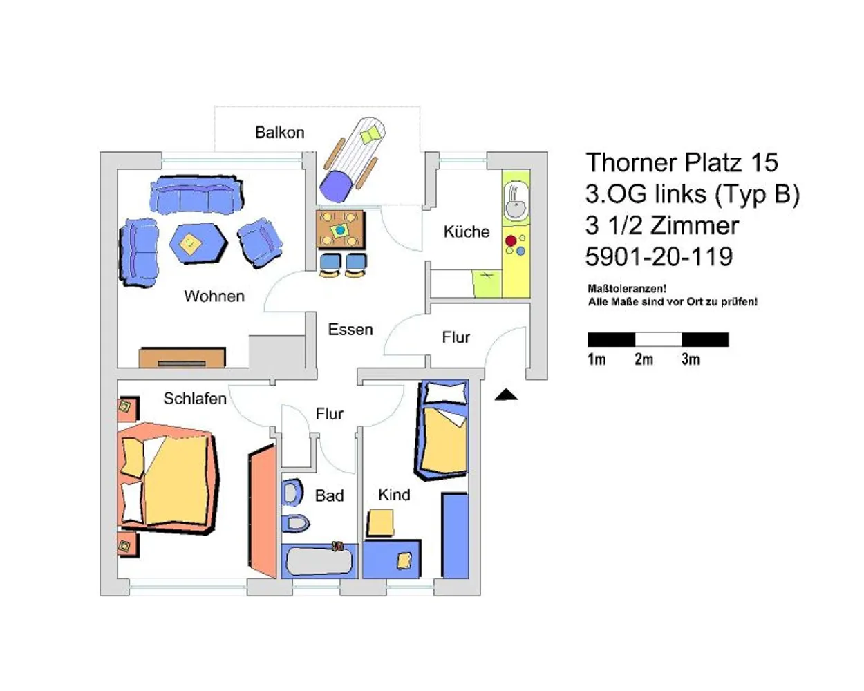 4 room apartment with 64 m² in Gelsenkirchen – Photo 9
