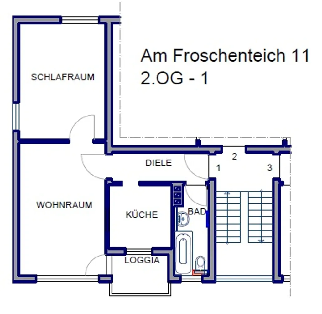 2 Zimmer Wohnung mit 46 m² in Oberhausen – Bild 10