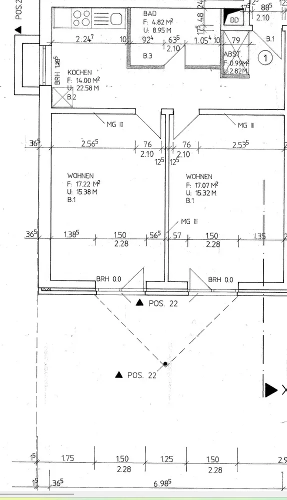 2 Zimmer Wohnung mit 65 m² in Heide – Bild 5