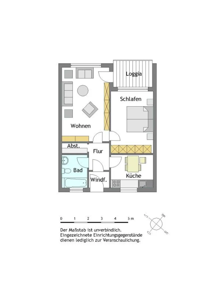 2 Zimmer Wohnung mit 53 m² in Mülheim an der Ruhr – Bild 2
