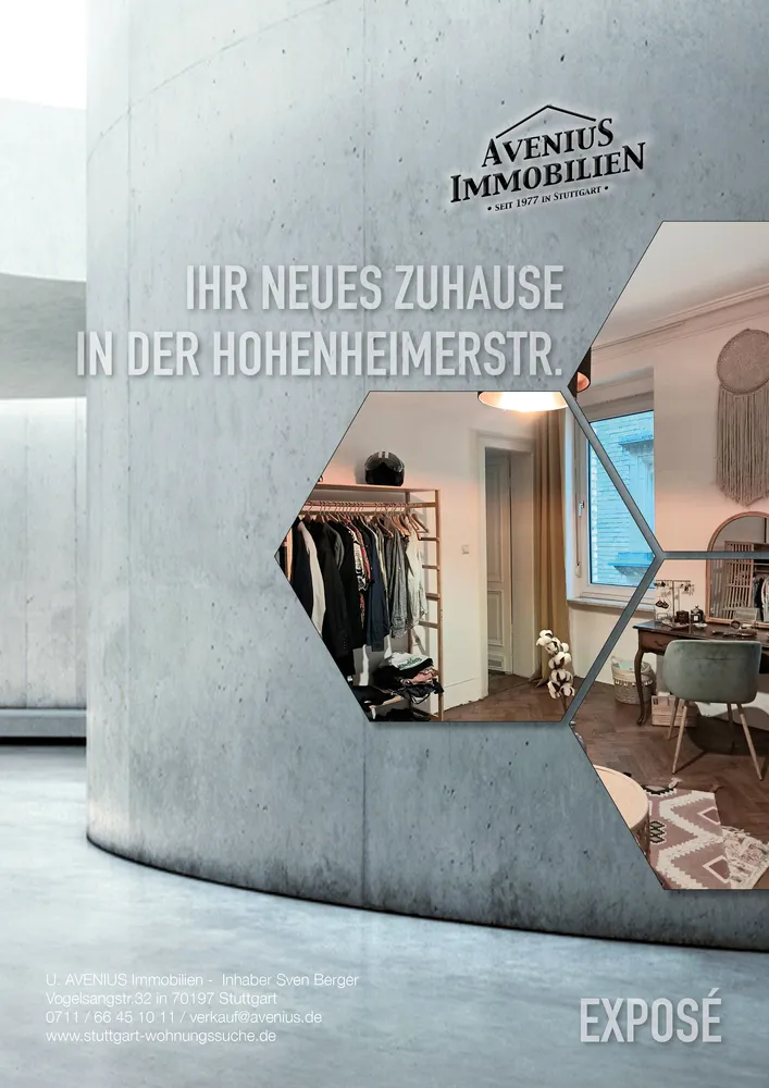 3 Zimmer Wohnung mit 62 m² in Stuttgart – Bild 1