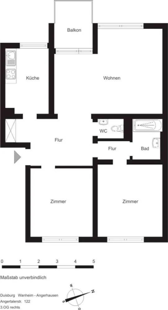 3 Zimmer Wohnung mit 80 m² in Duisburg – Bild 11