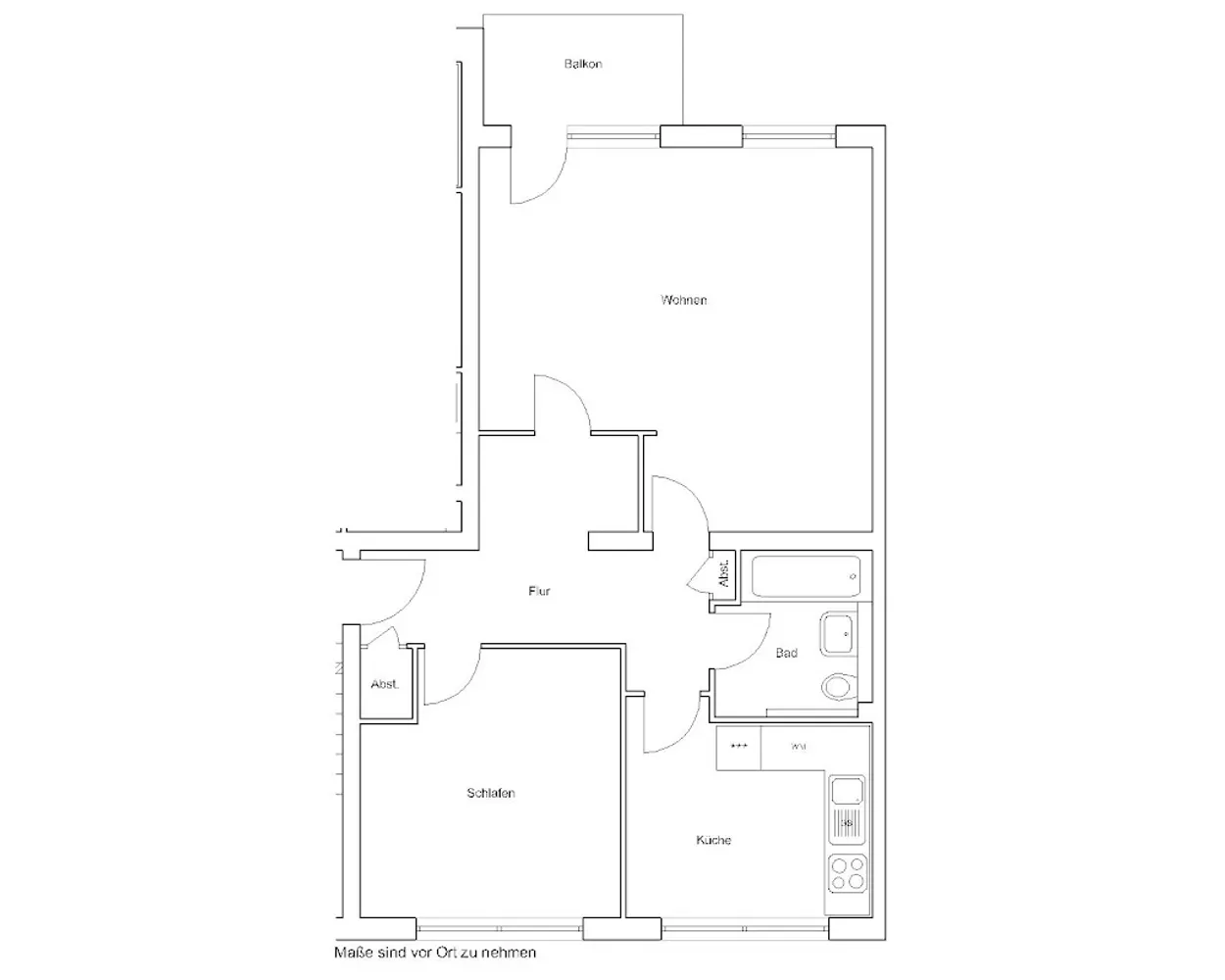 2 Zimmer Wohnung mit 61 m² in Braunschweig – Bild 1
