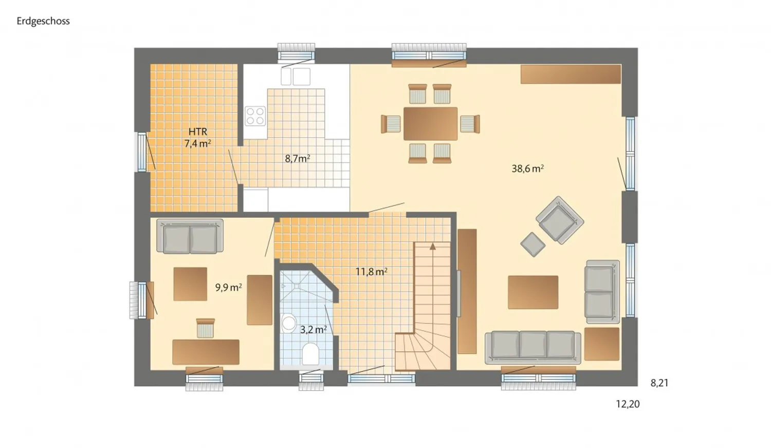 6 Zimmer Haus mit 154 m² in Marl – Bild 4