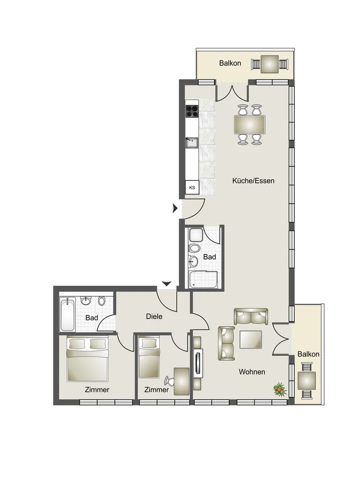 3 Zimmer Wohnung mit 110 m² in Berlin – Bild 11