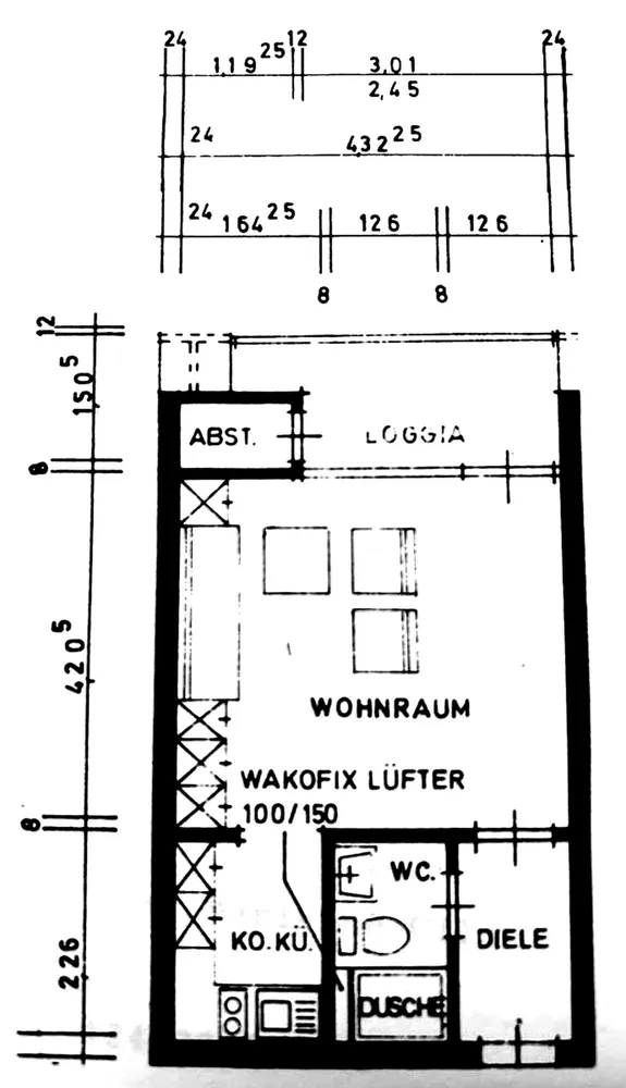 1 Zimmer Wohnung mit 29 m² in Mülheim an der Ruhr – Bild 2
